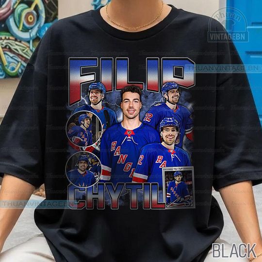 Discover Vintage Filip Chytil shirt, Filip Chytil Tee, Comfort colors Filip Chytil Tee, Bootleg Rap tee, New York Youth Hockey Tee
