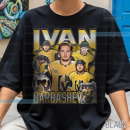 Discover Vintage Ivan Barbashev shirt, Ivan Barbashev Tee, Comfort colors Ivan Barbashev Tee, Bootleg Rap tee, Vegas Youth Hockey Tee