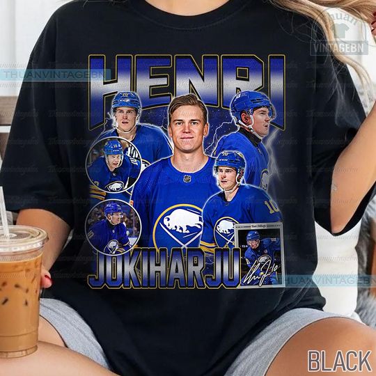 Discover Vintage Henri Jokiharju shirt, Henri Jokiharju Tee, Comfort colors Henri Jokiharju Tee, Bootleg Rap tee, Buffalo Youth Hockey Tee