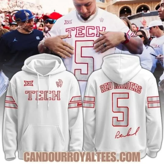 Patrick Mahome II Texas Tech Red Raider Hoodie Unisex All Sizes
