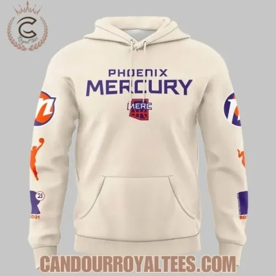 Discover 2025 New Phoenix Mercury Logo Hoodie Unisex All Sizes
