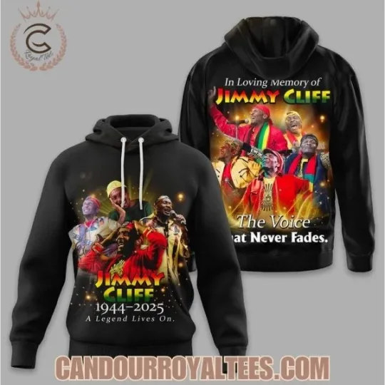 In Loving Memory Of Jimmy 1Cliff The Voice That Never Fades Hoodie