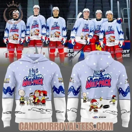 Discover Hartford 1Wolf Pack x Peanut Night 2025 Hoodie All Sizes