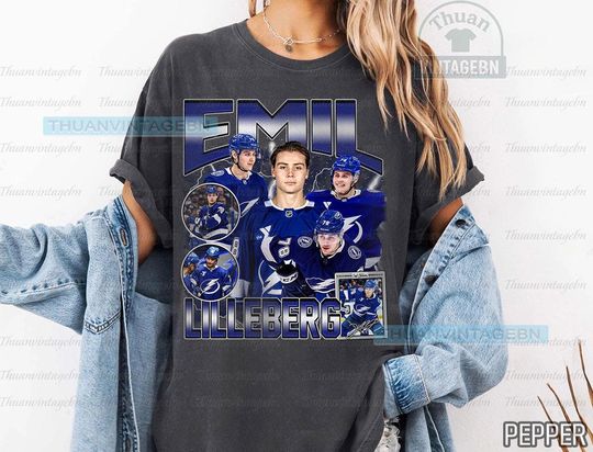 Discover Vintage Emil Lilleberg shirt, Emil Lilleberg Tee, Comfort colors Emil Lilleberg Tee, Bootleg Rap tee, Tampa Bay Youth Hockey Tee