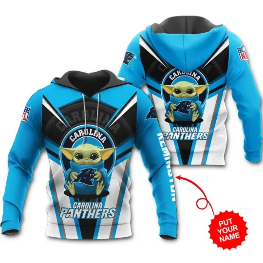 Discover Personalized Carolina Football Team Pantherss 3D Hoodie, Unisex Adults S-5XL