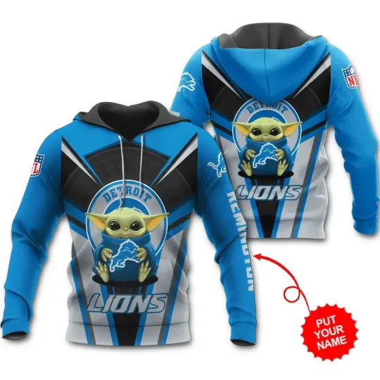 Discover Personalized Detroit Football Team Lionss 3D Hoodie, Unisex Adults S-5XL