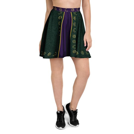 Discover Witch Winnie Running Costume Skater Skirt