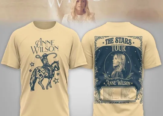 Discover Anne Wilson The Stars Tour 3D T-Shirt