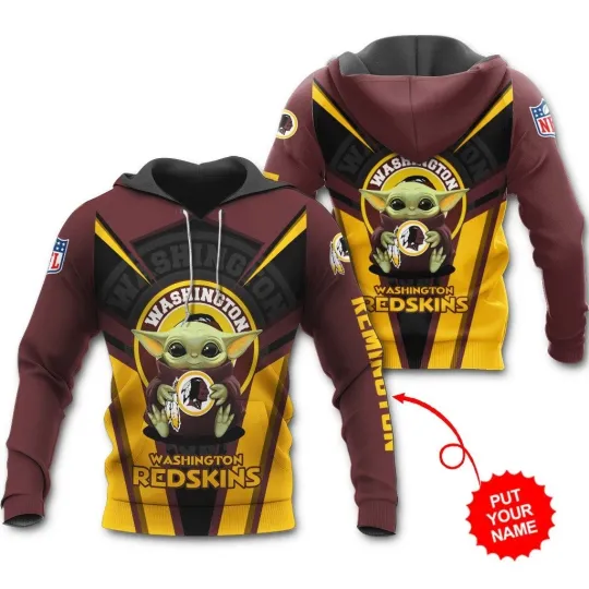 Discover Personalized Washington Football Team Redskinss 3D Hoodie, Unisex Adults S-5XL