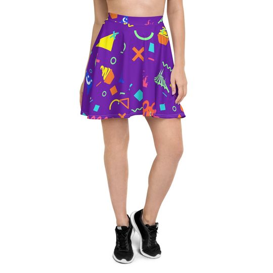 Discover 1990s Retro Running Costume Skater Skirt