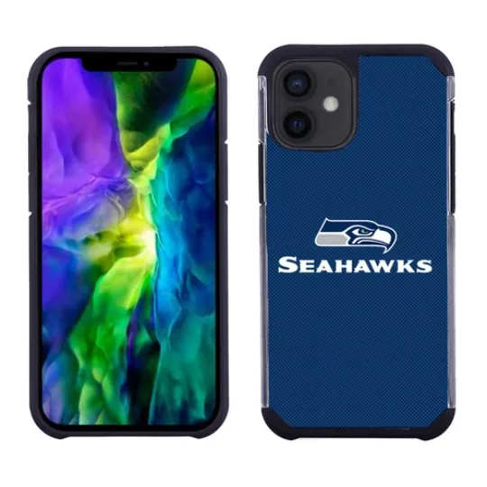PBG football Seattle Seahawks Textured Case for iPhone 12 & 12 Pro (6.1")