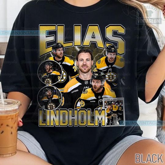 Discover Vintage Elias Lindholm shirt, Elias Lindholm Tee, Comfort colors Elias Lindholm Tee, Bootleg Rap tee, Boston Youth Hockey Tee