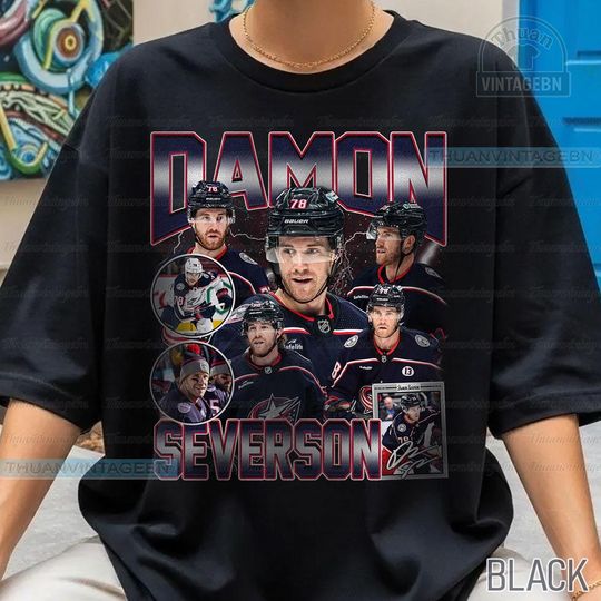 Discover Vintage Damon Severson shirt, Damon Severson Tee, Comfort colors Damon Severson Tee, Bootleg Rap tee, Columbus Youth Hockey Tee