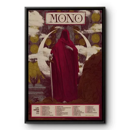 Discover Mono 2025 European Tour Vertical Poster
