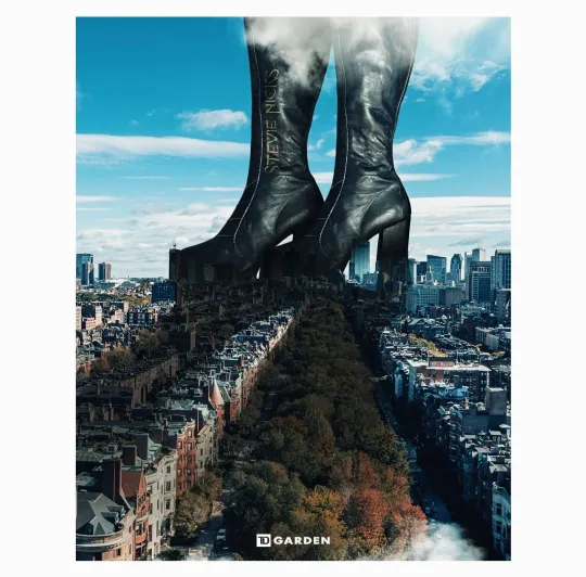 Discover Stevie Nicks Nov 24, 2025 TD Garden Boston MA Tour Poster