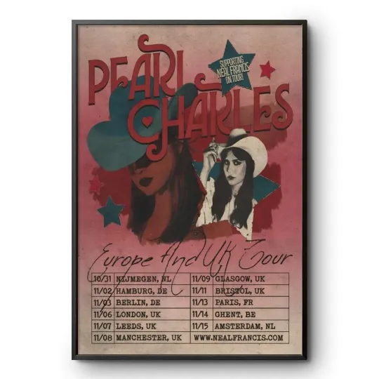 Discover Poster!!! Pearl Charles EU And UK Tour 2025 Poster