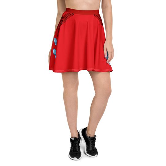 Discover A Mermaid's Crab Running Costume Skater Skirt