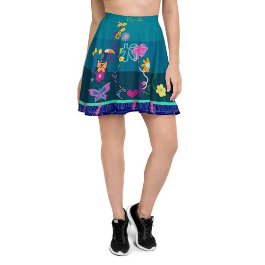 Discover The Ordinary Sister of the Magically Gifted Family Running Costume Skater Skirt
