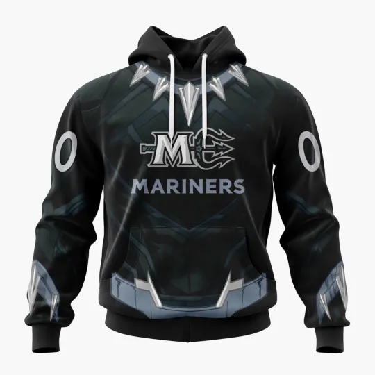 Discover Personalized Mariners Hoodie Special Black Panther
