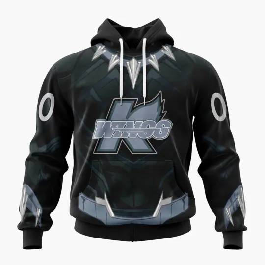 Personalized Kalamazoo Wings Hoodie Special Black Panther