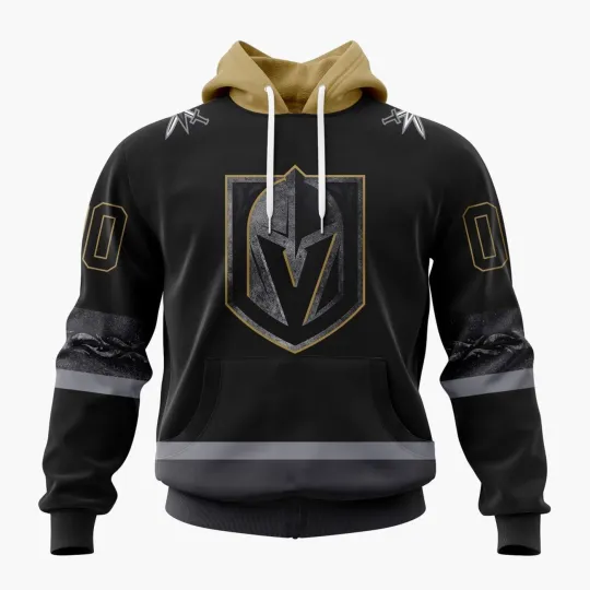 Discover Personalized Vegas Golden Knights Hoodie Black Ice Version