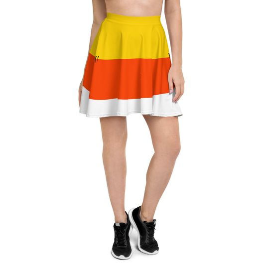 Discover Duck Halloween Candy Running Costume Skater Skirt