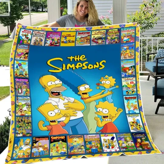 The Simpsons Fleece Blanket