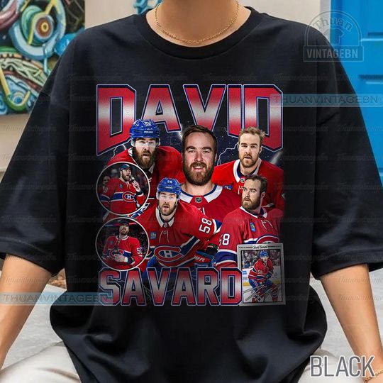 Discover Vintage David Savard shirt, David Savard Tee, Comfort colors David Savard Tee, Bootleg Rap tee, Montreal Youth Hockey Tee