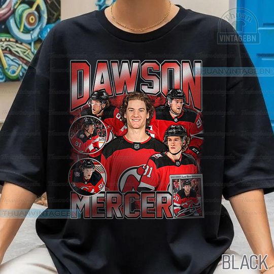 Discover Vintage Dawson Mercer shirt, Dawson Mercer Tee, Comfort colors Dawson Mercer Tee, Bootleg Rap tee, New Jersey Youth Hockey Tee