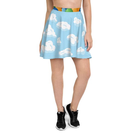 Discover Adventure is Out There Up Running Costume Skater Skirt