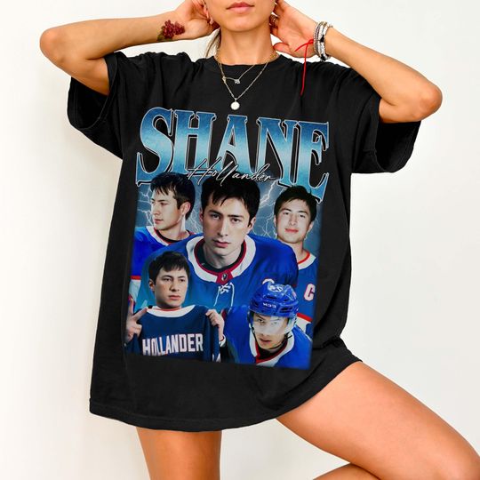 Discover Shane Hollander Vintage 90s Shirt, Queer Hockey Fan Unisex T-Shirt, Shane Hollander Bootleg Vintage Unisex Sweatshirt