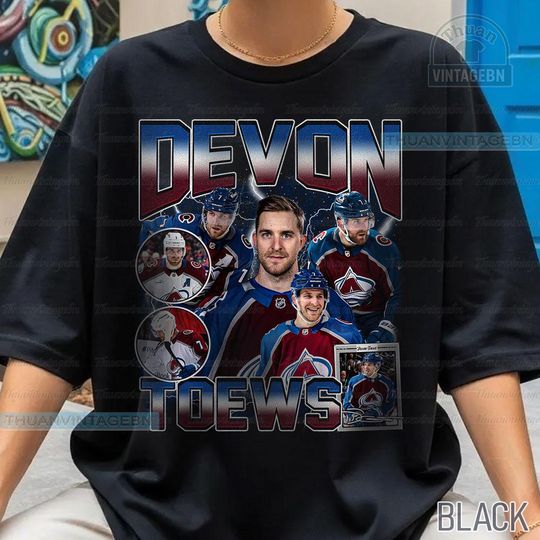 Discover Vintage Devon Toews shirt, Devon Toews Tee, Comfort colors Devon Toews Tee, Bootleg Rap tee, Colorado Youth Hockey Tee