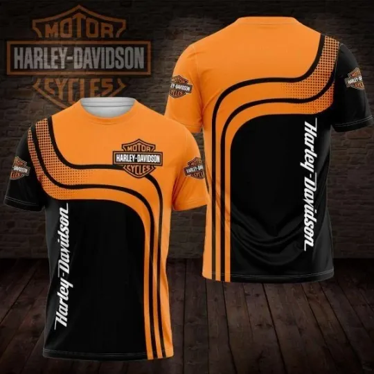 Discover H davidson Motorcycle 3D Printed Unisex T-Shirt