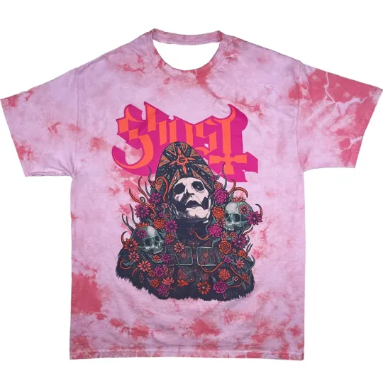 Ghost Band The Bliss Pink Crystal All-Over Print 3D T-Shirt