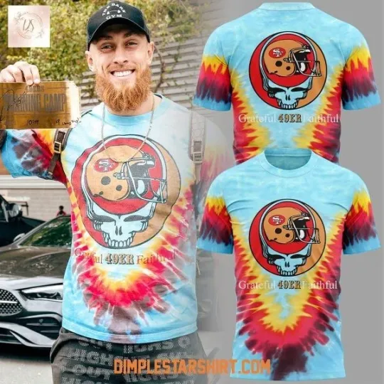 San Francisco 49ers Grateful Dad 3D All Over Print T-Shirt