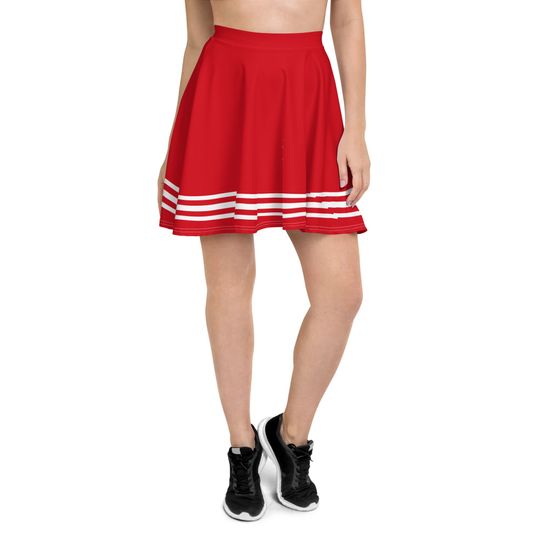 Discover The High School Cheerleaders Running Costume Skater Skirt