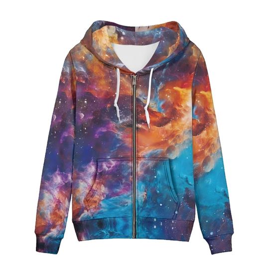 Vintage Flower Pattern Zip Up Hoodies For Women Men Floral 3D Print Hoodie Women Sweatshirts Oversized Pullover Woman Clothing