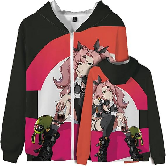 Discover Game Zenless Zone Zero 3d Print Zipper Hoodies Sweatshirts Men Women Hooded Oversized Hoodie Zip Up Sweatshirts Tracksuits