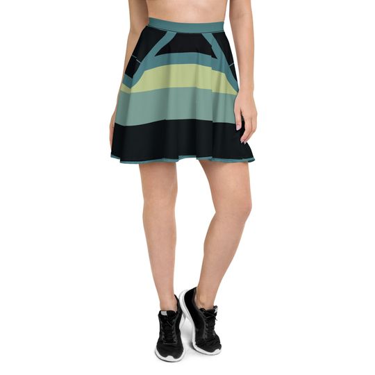 Discover The Warrior Running Costume Skater Skirt