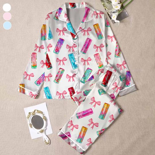 Discover Alani Pajamas Set, Satin Loungewear for Women, Sleepwear, Gift for Her, Christmas Gift