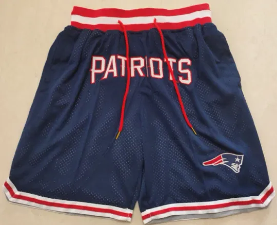 Hip for England Pockets stitched football Basketball Shorts Size:S-3XL