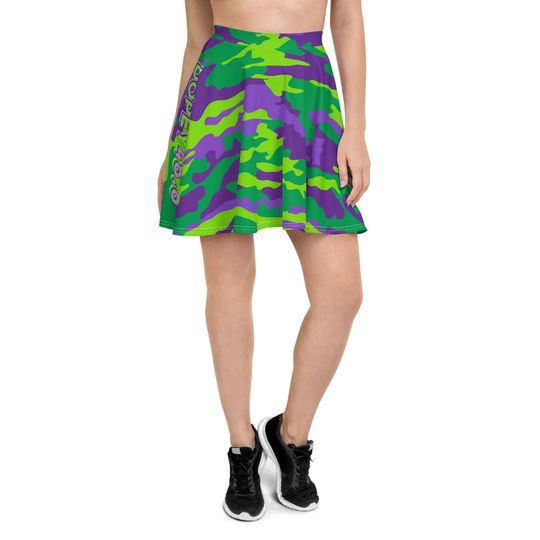 Discover 48.6 Challenge Camo Collection Running Costume Skater Skirt