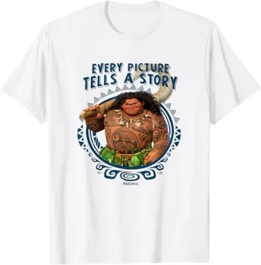 Discover Disney Moana Maui Every Picture Tells A Story T-Shirt