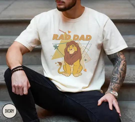 Discover The Lion King Rad Dad Disneyland T-Shirt, Gift For Friends, Kids
