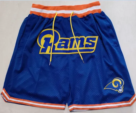 Hip for Los Angeles Football Pockets stitched football Basketball Shorts Size:S-3XL