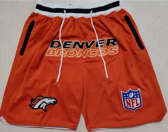 Discover Hip for Denver Football Pockets stitched football Basketball Shorts Size:S-3XL