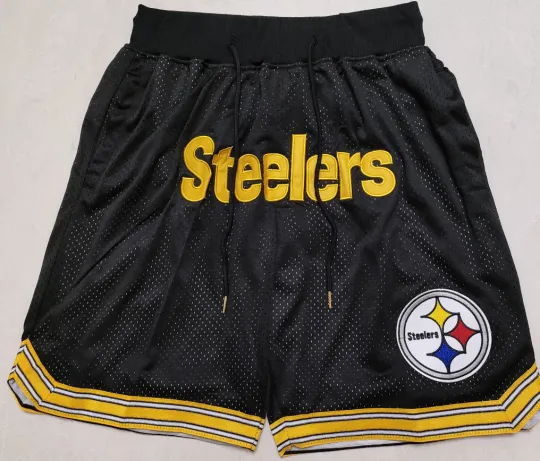 Discover stitched Pants basketball football shorts for Pittsburgh Football Size: S-3XL