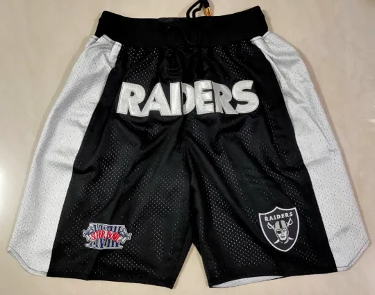 Discover Hip stitched Pants basketball football shorts Size:S-3XL for Oakland Football