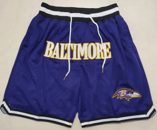 Discover Hip titched Pants basketball football shorts for Baltimore Football Size:S-3XL