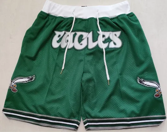Discover Hip stitched Pants basketball football shorts Size:S-3X for Philadelphia Football